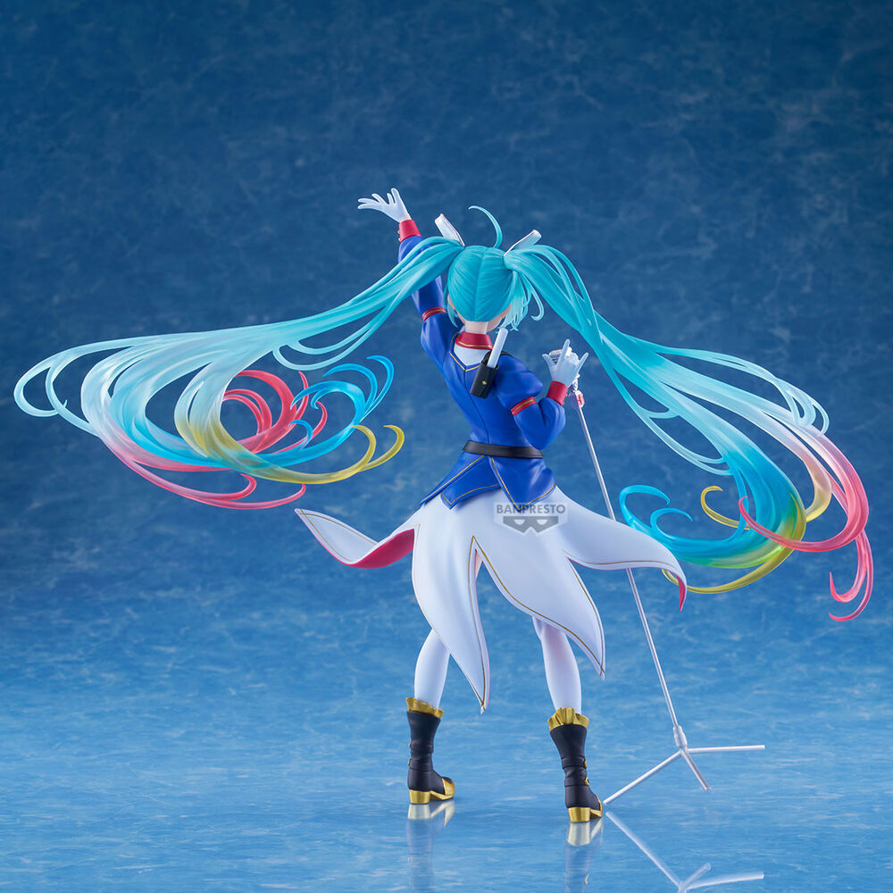 Figura Banpresto Evolve Gundam Collaboration Miku 45Th Anniversary Gundam x Hatsune Miku 21Cm