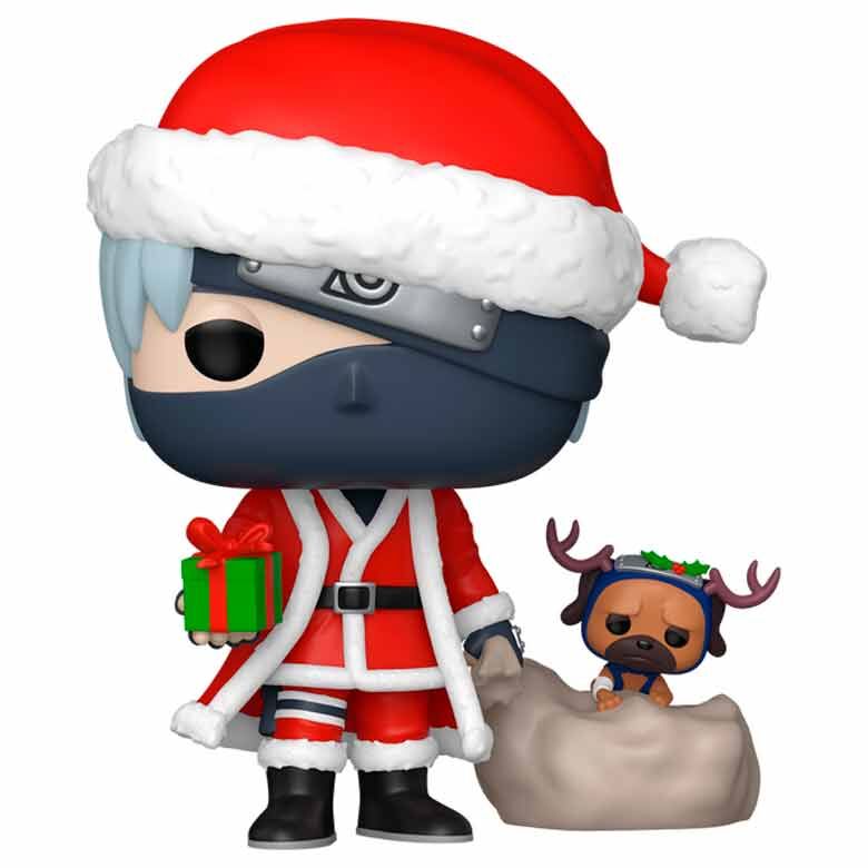 Figura POP Plus Naruto Shippuden Kakashi Hatake with Pakkun Holiday   FUNKO