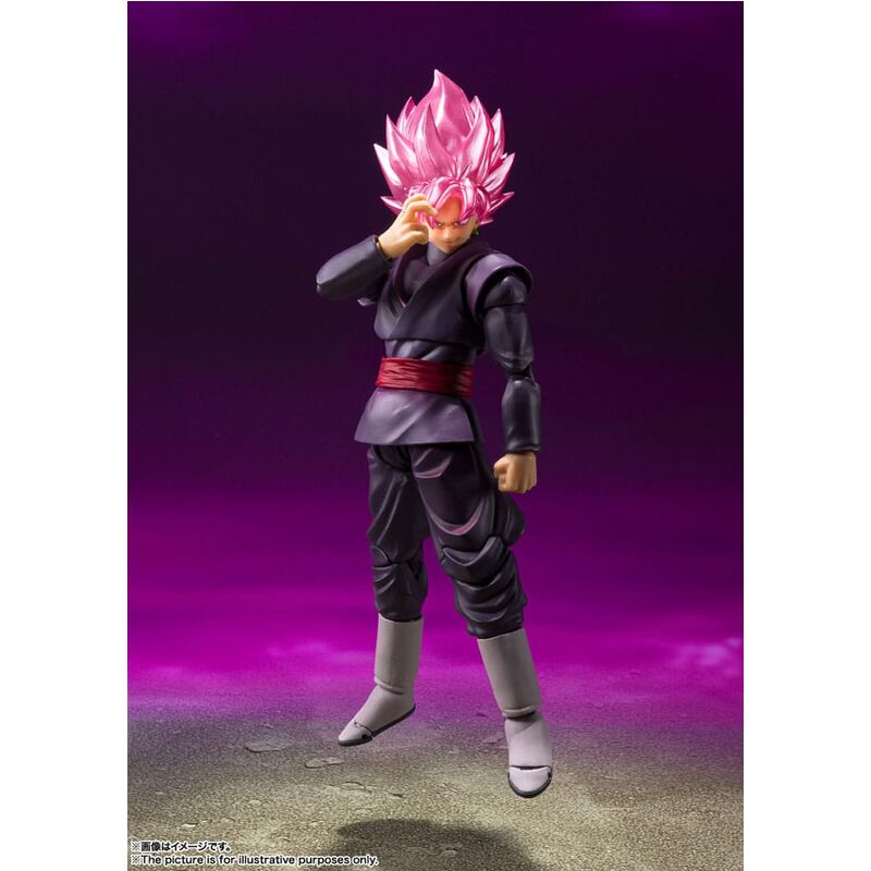 Figura S.H. Figuarts Goku Black Super Saiyan Rose Dragon Ball Super 14Cm