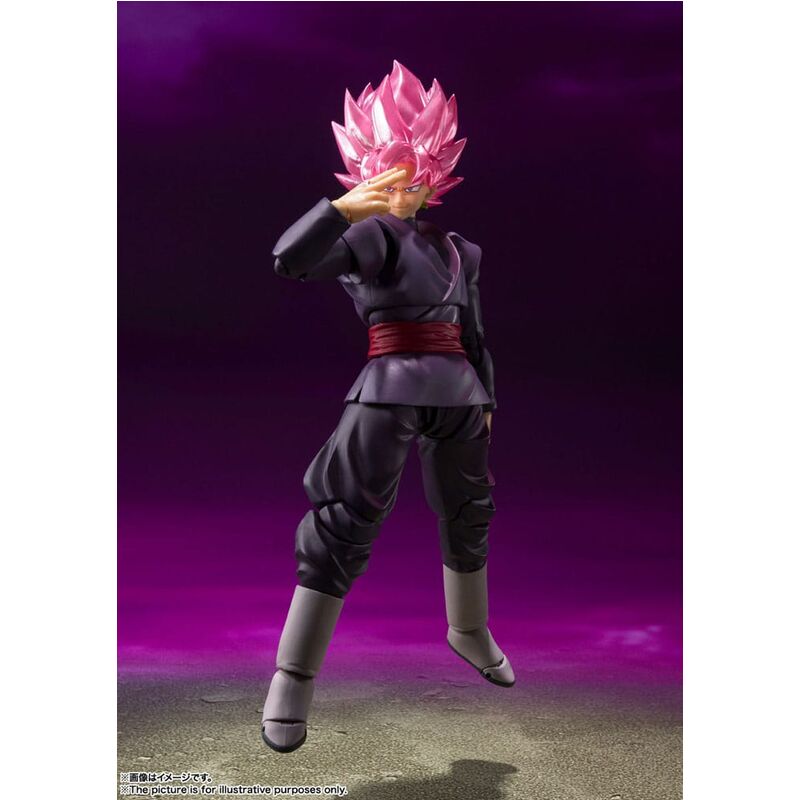 Figura S.H. Figuarts Goku Black Super Saiyan Rose Dragon Ball Super 14Cm