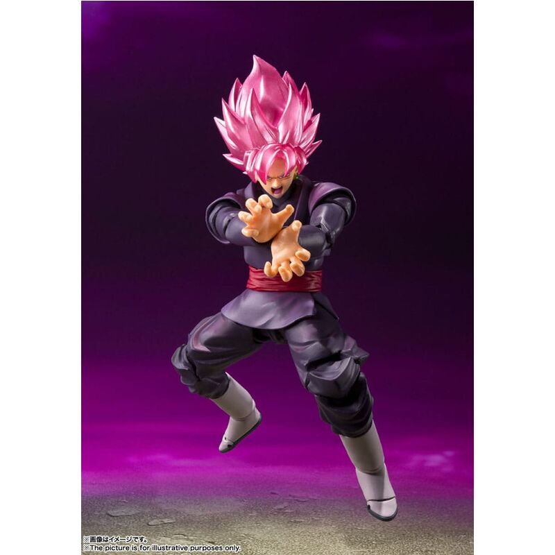 Figura S.H. Figuarts Goku Black Super Saiyan Rose Dragon Ball Super 14Cm