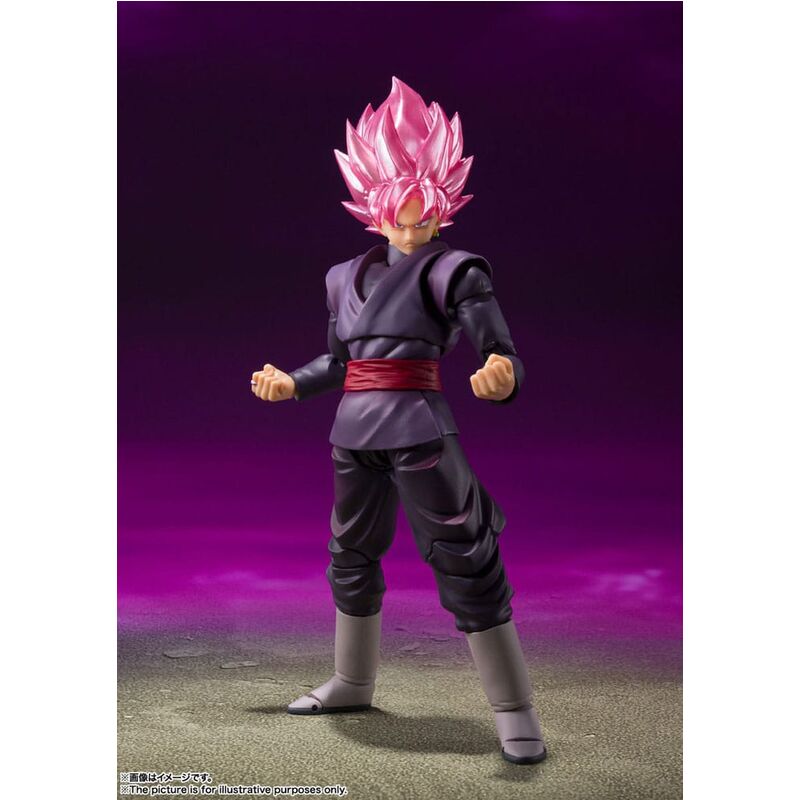 Figura S.H. Figuarts Goku Black Super Saiyan Rose Dragon Ball Super 14Cm
