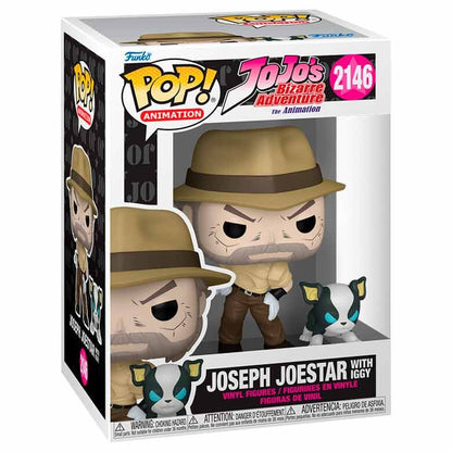 Figura POP Jojo'S Bizarre Adventure Joseph Joestar With Iggy