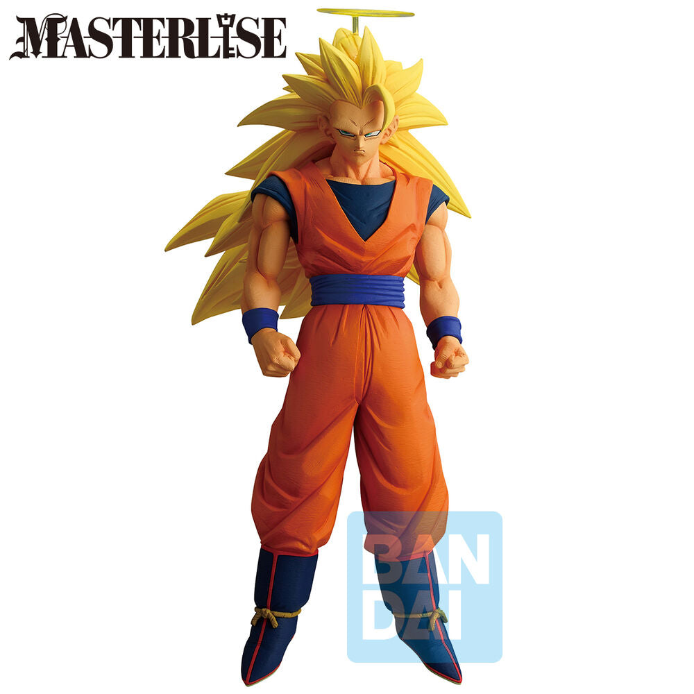 Figura Ichibansho Masterlise Super Saiyan 3 Son Goku Battle of The Super Saiyan Dragon Ball Z 25Cm