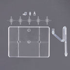Base Exhibicion Action Base 8 Transparente   BANDAI