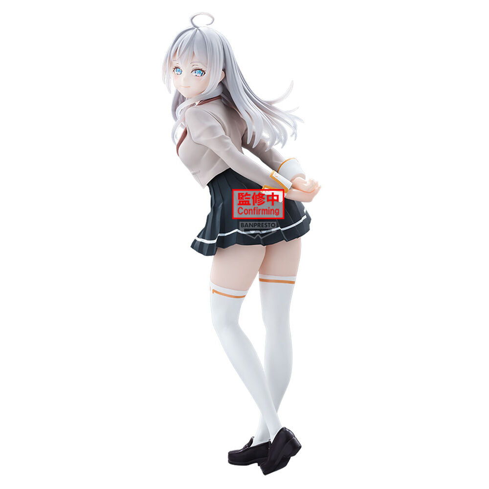 Figura Alya School Uniform Glitter & Glamorous Alya Something Hides Her Feelings in Russian 23Cm