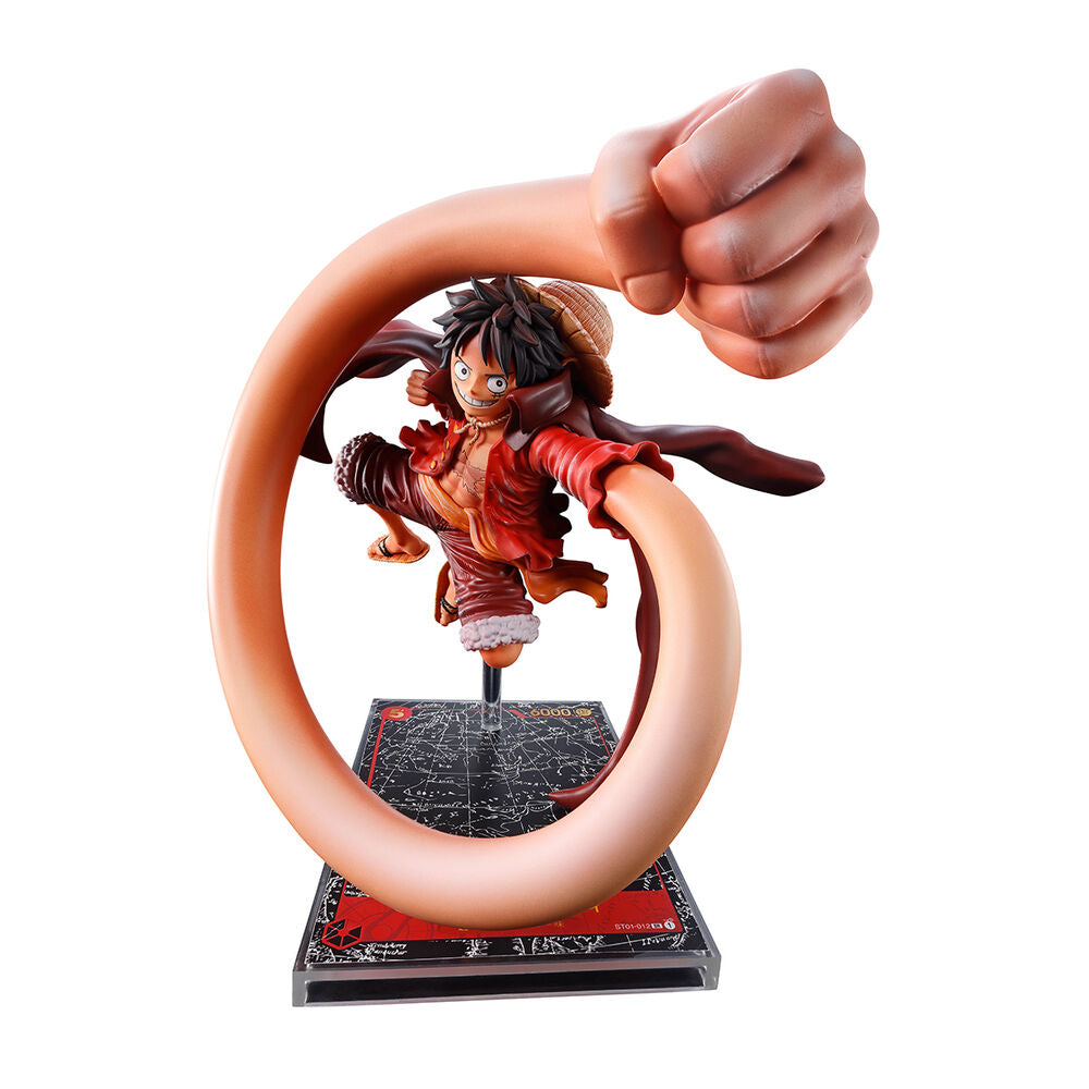 Figura Ichibansho Monkey D. Luffy One Piece Card Game One Piece 20Cm