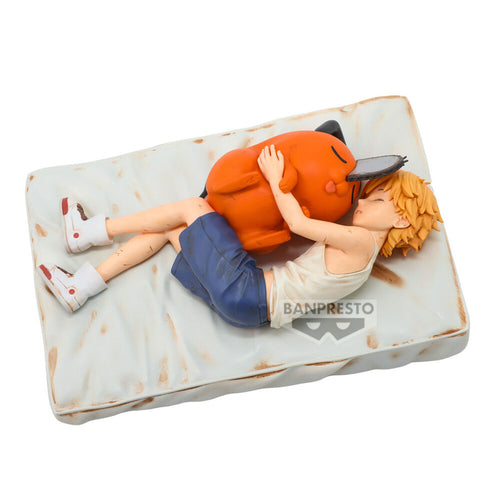 Figura Denji & Pochita Break Time Chainsaw Man 14Cm   BANPRESTO