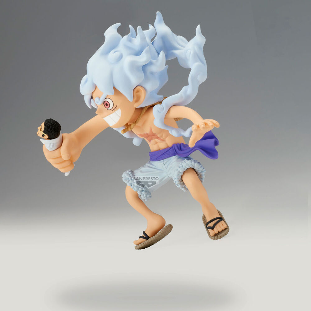 Figura Monkey D. Luffy vs Borsalino Mega World Collectable One Piece 13Cm