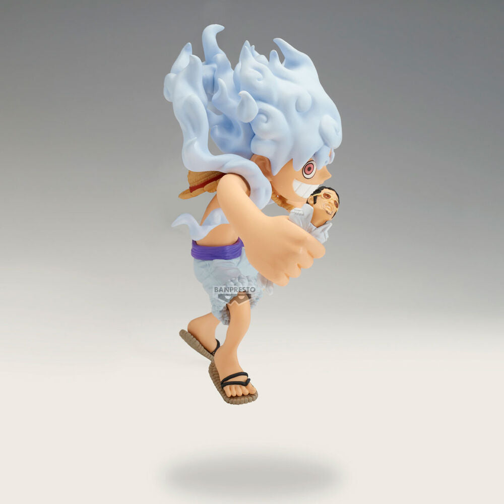 Figura Monkey D. Luffy vs Borsalino Mega World Collectable One Piece 13Cm