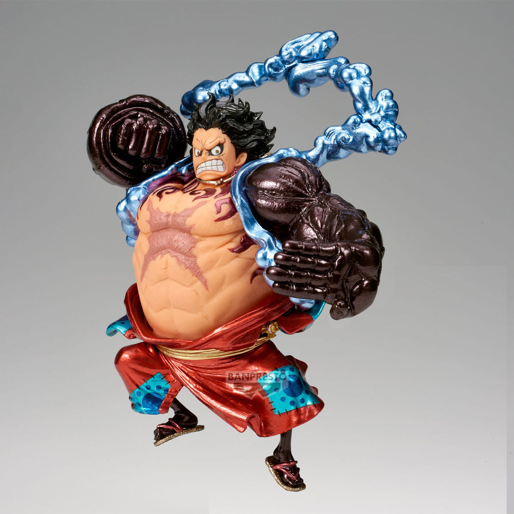Figura Monkey D Luffy Gear 4 Boundman King of Artist One Piece 17Cm