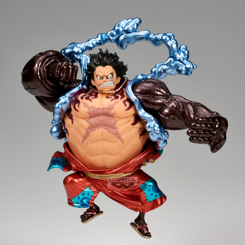 Figura Monkey D Luffy Gear 4 Boundman King of Artist One Piece 17Cm