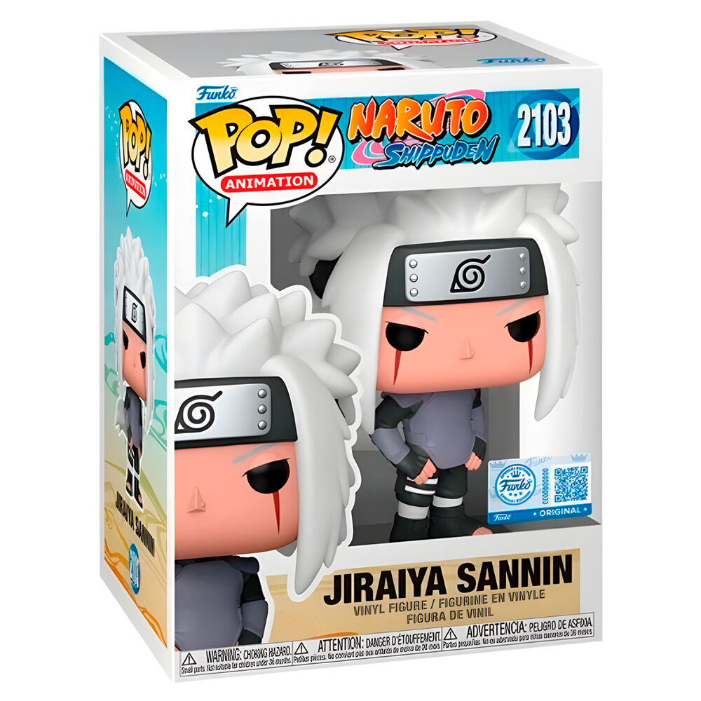 Figura POP Naruto Shippuden Jiraiya Sannin Exclusive   FUNKO