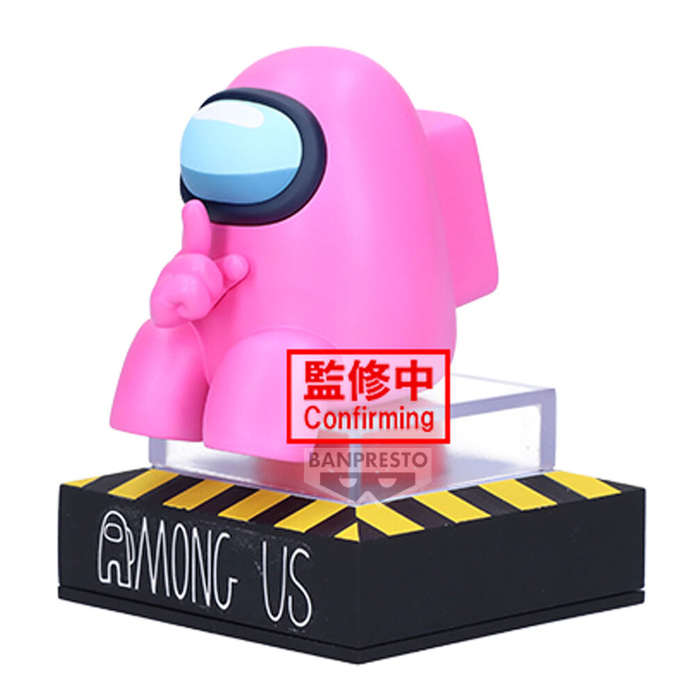 Figura Pink Monitor Top Vol.1 Among Us 10Cm