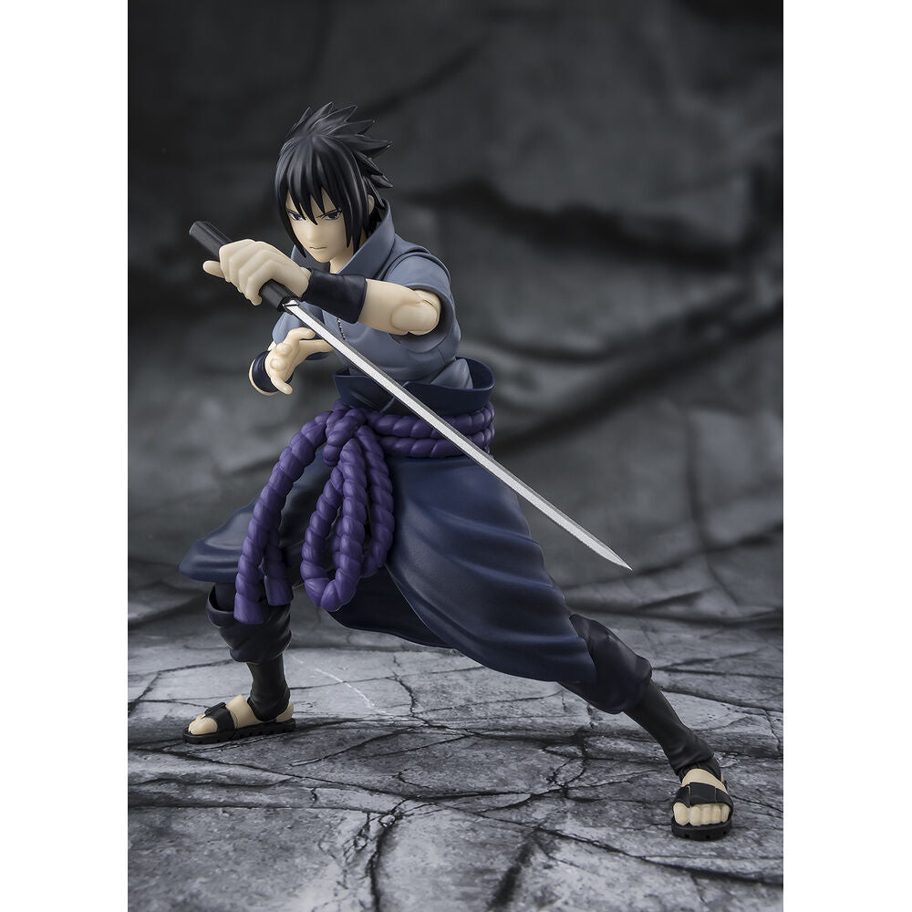 Figura S.H.Figuarts Sasuke Uchiha Solitary Shinobi Naruto Shippuden 14.5Cm