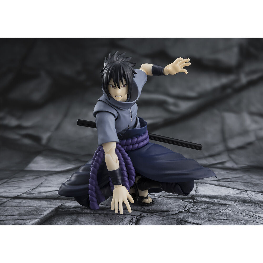 Figura S.H.Figuarts Sasuke Uchiha Solitary Shinobi Naruto Shippuden 14.5Cm