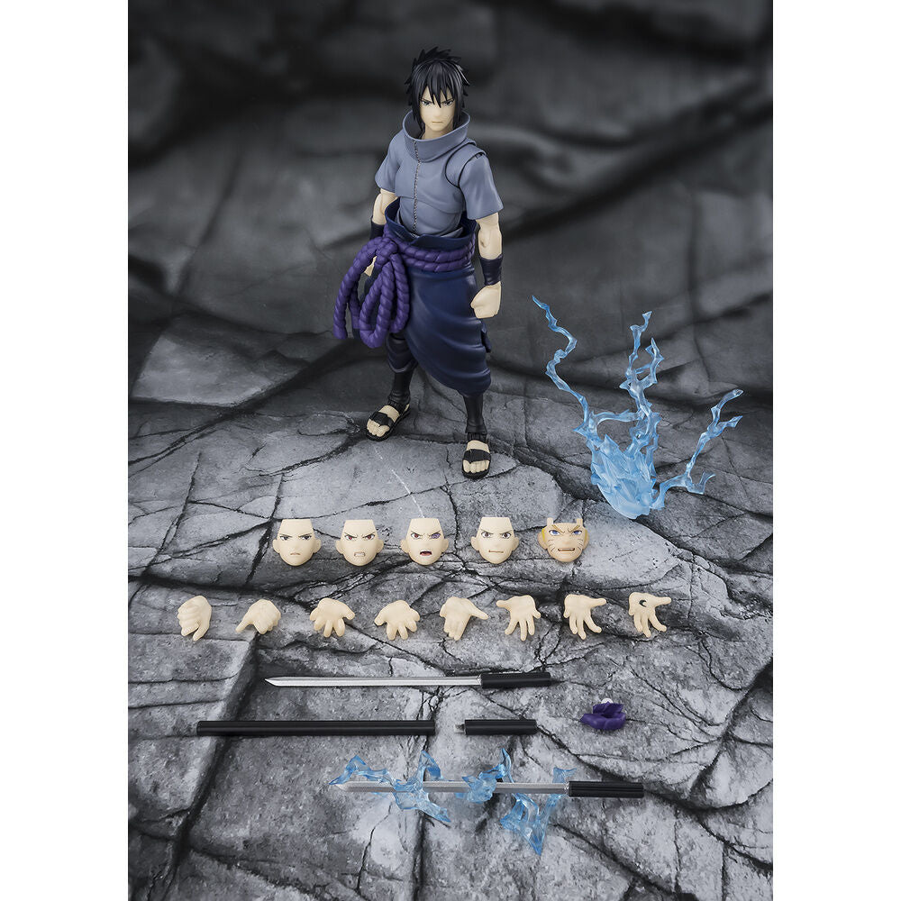 Figura S.H.Figuarts Sasuke Uchiha Solitary Shinobi Naruto Shippuden 14.5Cm
