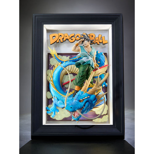 Cuadro Son Goku & Dragon Art 3D Dragon Ball Z