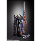 Figura Build Eva Test Type-01 30Th With The Spear of Gaius Neon Genesis Evangelion 22Cm   TAMASHII NATIONS