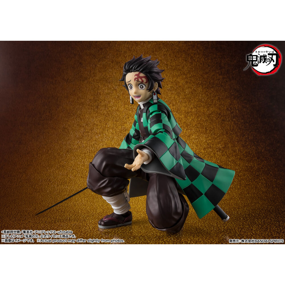 Figura S.H. Figuarts Tanjiro Kamado The Final Battle in The Infinity Castle Demon Slayer Kimetsu no Yaiba 14Cm
