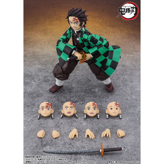 Figura S.H. Figuarts Tanjiro Kamado The Final Battle in The Infinity Castle Demon Slayer Kimetsu no Yaiba 14Cm