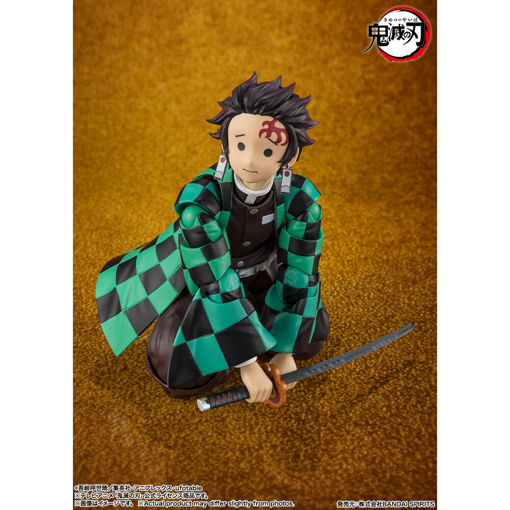 Figura S.H. Figuarts Tanjiro Kamado The Final Battle in The Infinity Castle Demon Slayer Kimetsu no Yaiba 14Cm