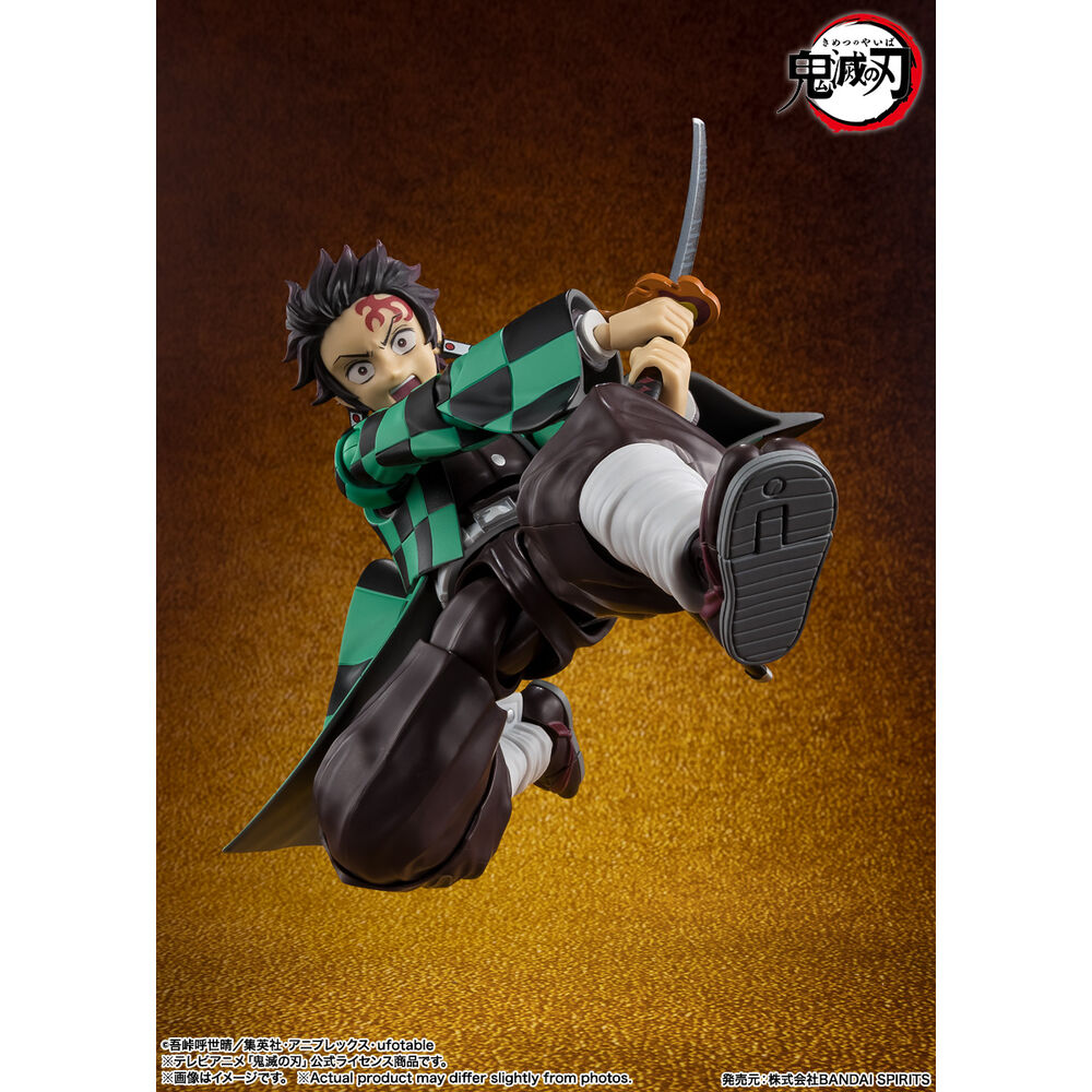 Figura S.H. Figuarts Tanjiro Kamado The Final Battle in The Infinity Castle Demon Slayer Kimetsu no Yaiba 14Cm