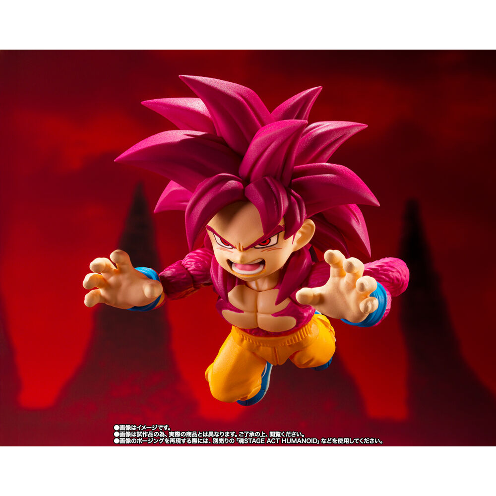 Figura S.H. Figuarts Super Saiyan Level 4 Son Goku Dragon Ball Daima 8Cm
