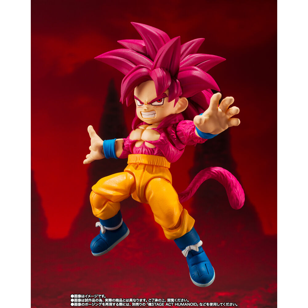 Figura S.H. Figuarts Super Saiyan Level 4 Son Goku Dragon Ball Daima 8Cm