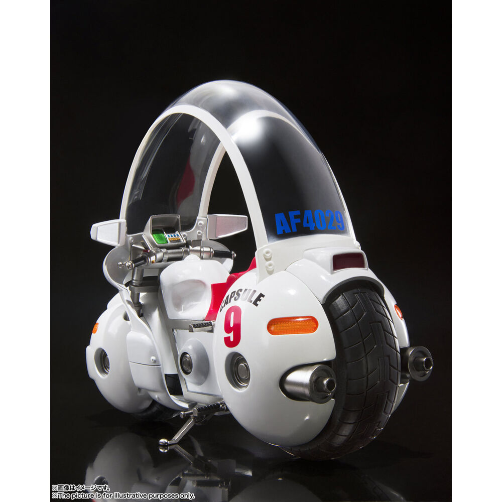 Figura S.H. Figuarts Bulma'S Motorcycle Hoipoi Capsule No. 9 Dragon Ball 17Cm
