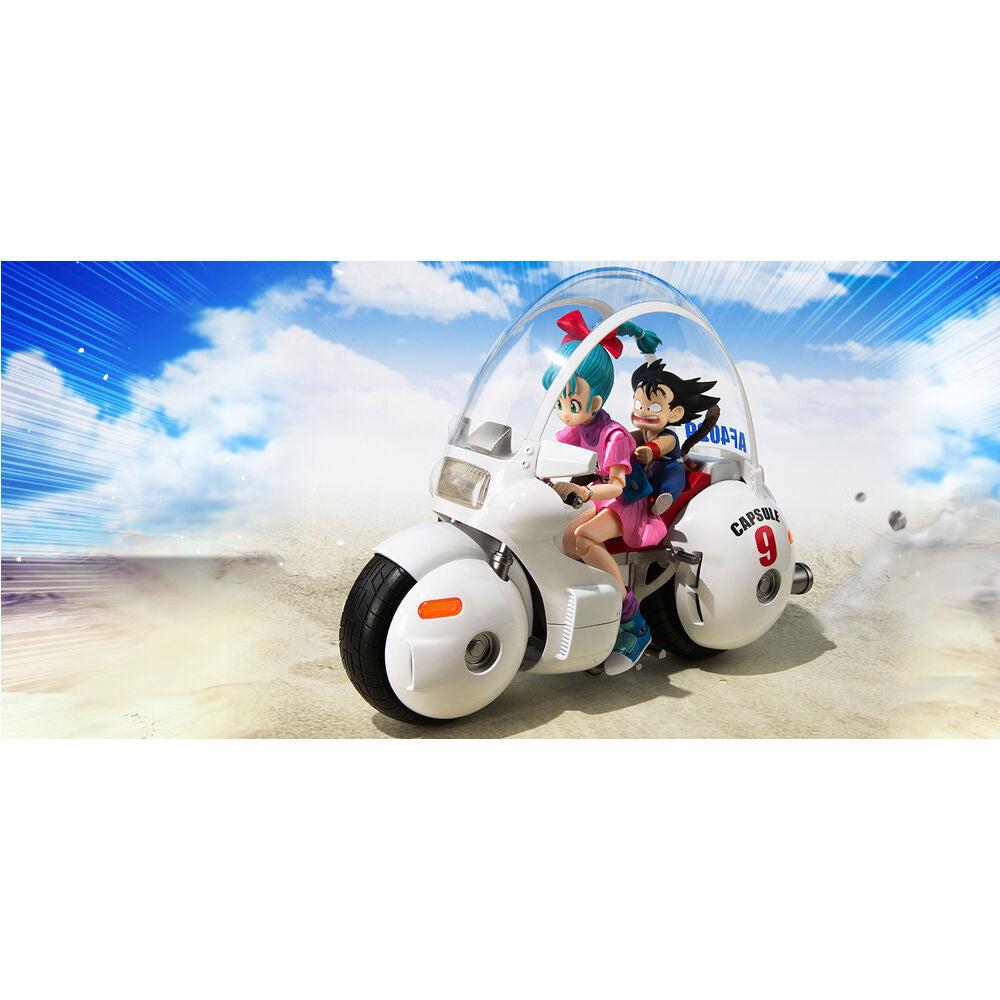 Figura S.H. Figuarts Bulma'S Motorcycle Hoipoi Capsule No. 9 Dragon Ball 17Cm
