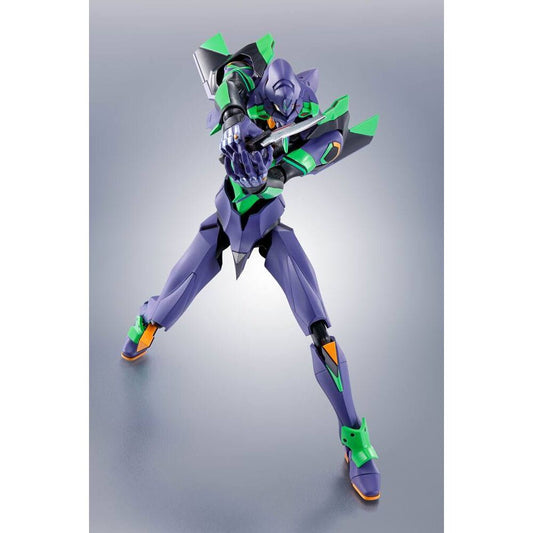 Figura Evangelion Test Type-01 + Spear of Cassius Renewal Color Edition Reissue Robot Spirits Evangelion: 3.0+1.0 Thrice Upon a Time 7Cm