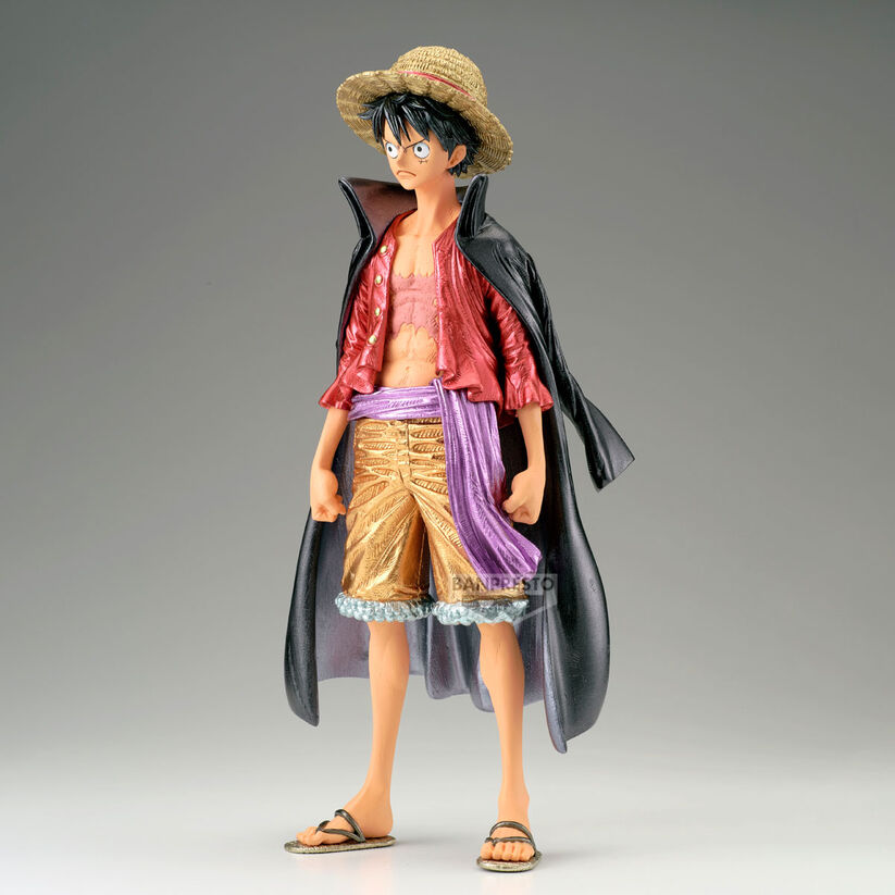 Figura Monkey D Luffy The Metallic Premium One Piece 30Cm