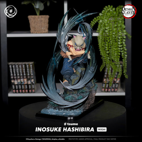 Estatua de Inosuke Hashibira Demon Slayer Kimetsu no Yaiba Ikigai Tsume   Tsume