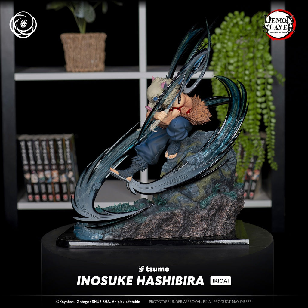Estatua de Inosuke Hashibira Demon Slayer Kimetsu no Yaiba Ikigai Tsume