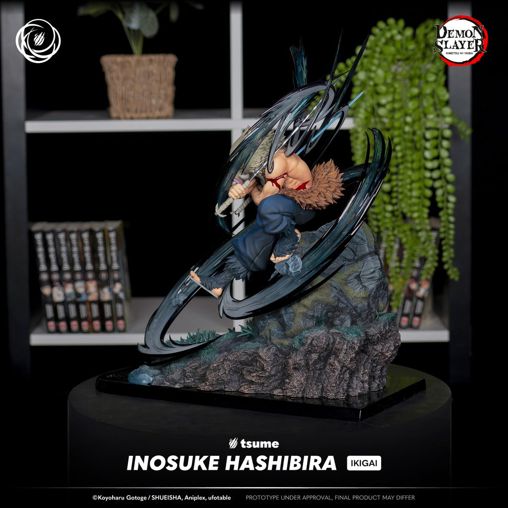 Estatua de Inosuke Hashibira Demon Slayer Kimetsu no Yaiba Ikigai Tsume
