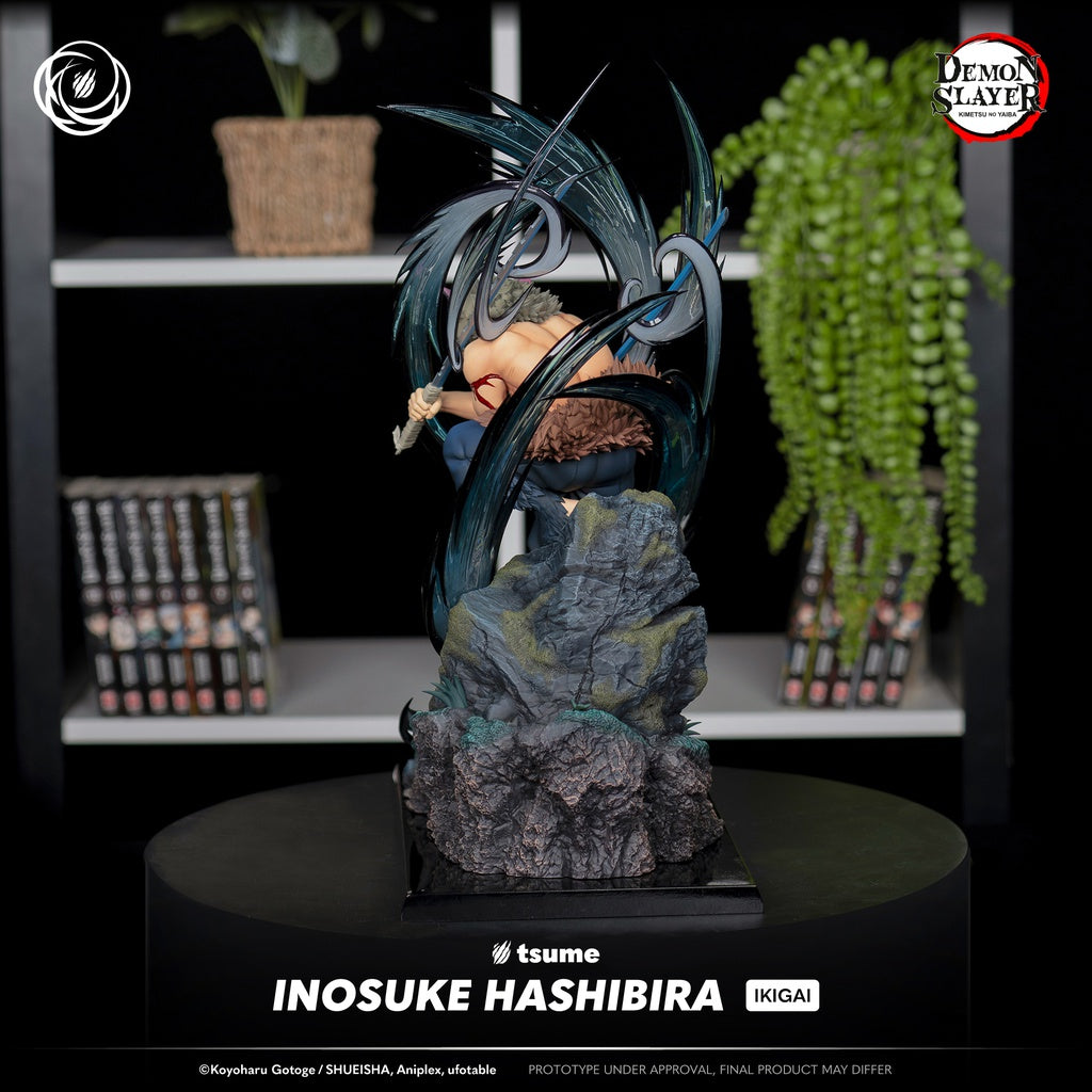 Estatua de Inosuke Hashibira Demon Slayer Kimetsu no Yaiba Ikigai Tsume