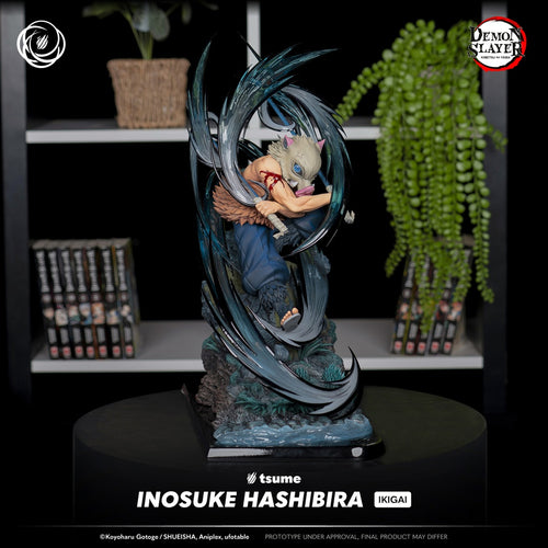 Estatua de Inosuke Hashibira Demon Slayer Kimetsu no Yaiba Ikigai Tsume   Tsume