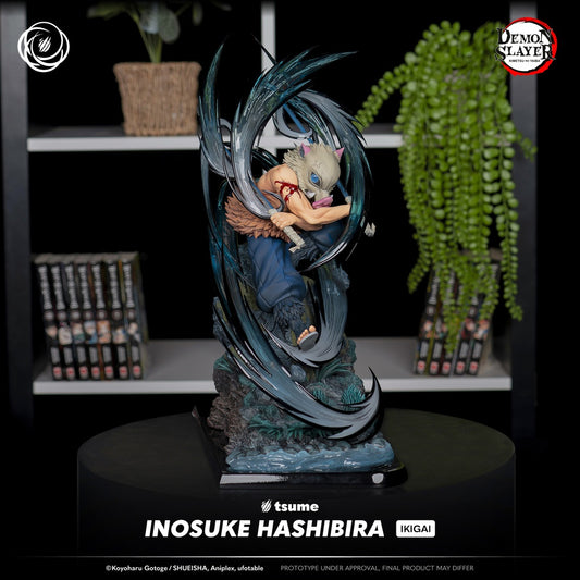 Estatua de Inosuke Hashibira Demon Slayer Kimetsu no Yaiba Ikigai Tsume