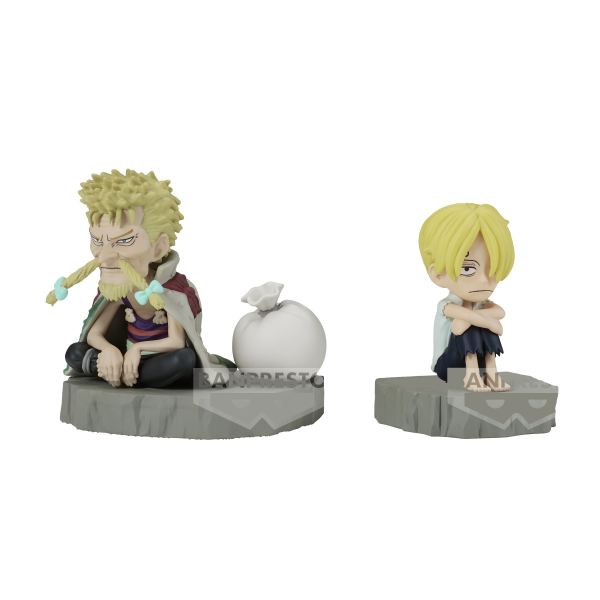 FIGURA BANPRESTO ONE PIECE WCF LOG STORIES SANJI & ZEFF 6CM  