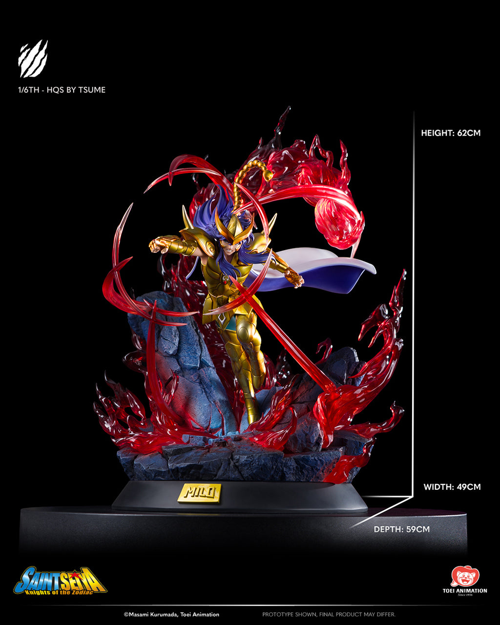 FIGURA TSUME ARTS HQS SAINT SEIYA SCORPIO MILO 1/6