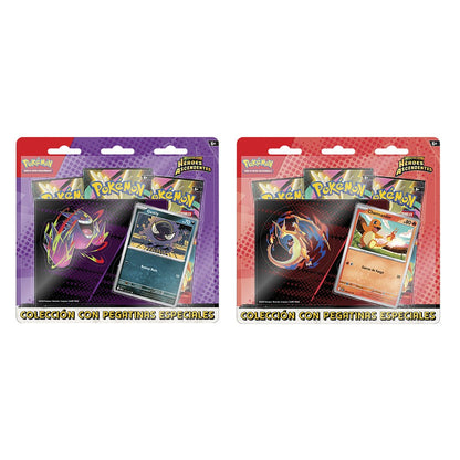 POKEMON TCG-MEGAEVOLUCION HEROES ASCENDENTES COLEC. CON PEGATINA ESPECIAL EN26   Pokémon TCG