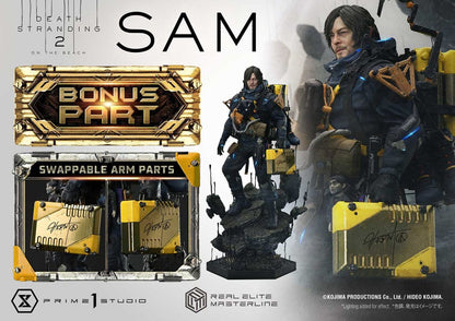 Death Stranding 2: On the Beach Estatua Real Elite Masterline Series 1/3 Sam Deluxe Bonus Version 83 cm