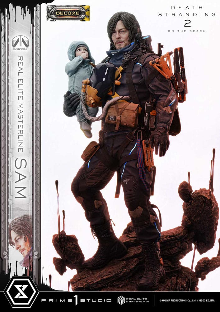 Death Stranding 2: On the Beach Estatua Real Elite Masterline Series 1/3 Sam Deluxe Bonus Version 83 cm