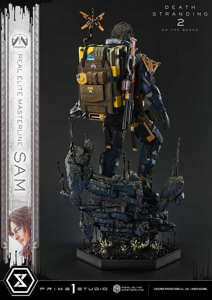 Death Stranding 2: On the Beach Estatua Real Elite Masterline Series 1/3 Sam Deluxe Bonus Version 83 cm