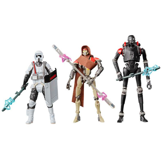 SET 3 FIGURAS HASBRO STAR WARS JEDI SURVIVOR STAR WARS GAMING GRATS VINTAGE  