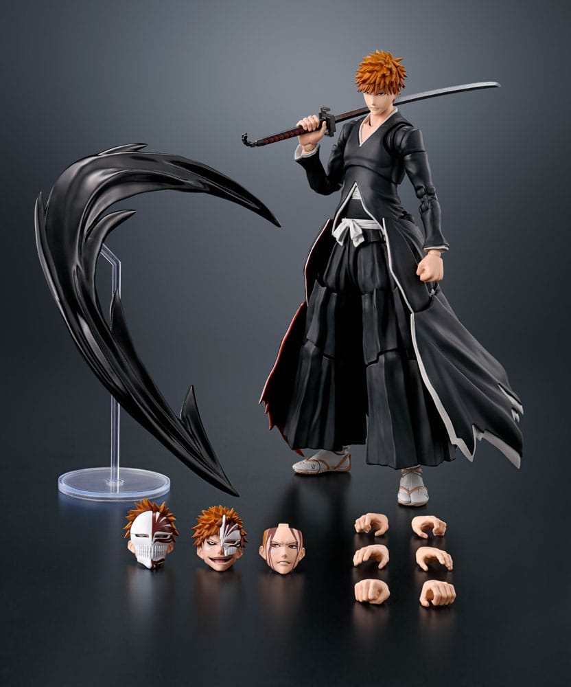 Bleach Figura S.H. Figuarts Ichigo Kurosaki Getsugatensho 16 cm  
