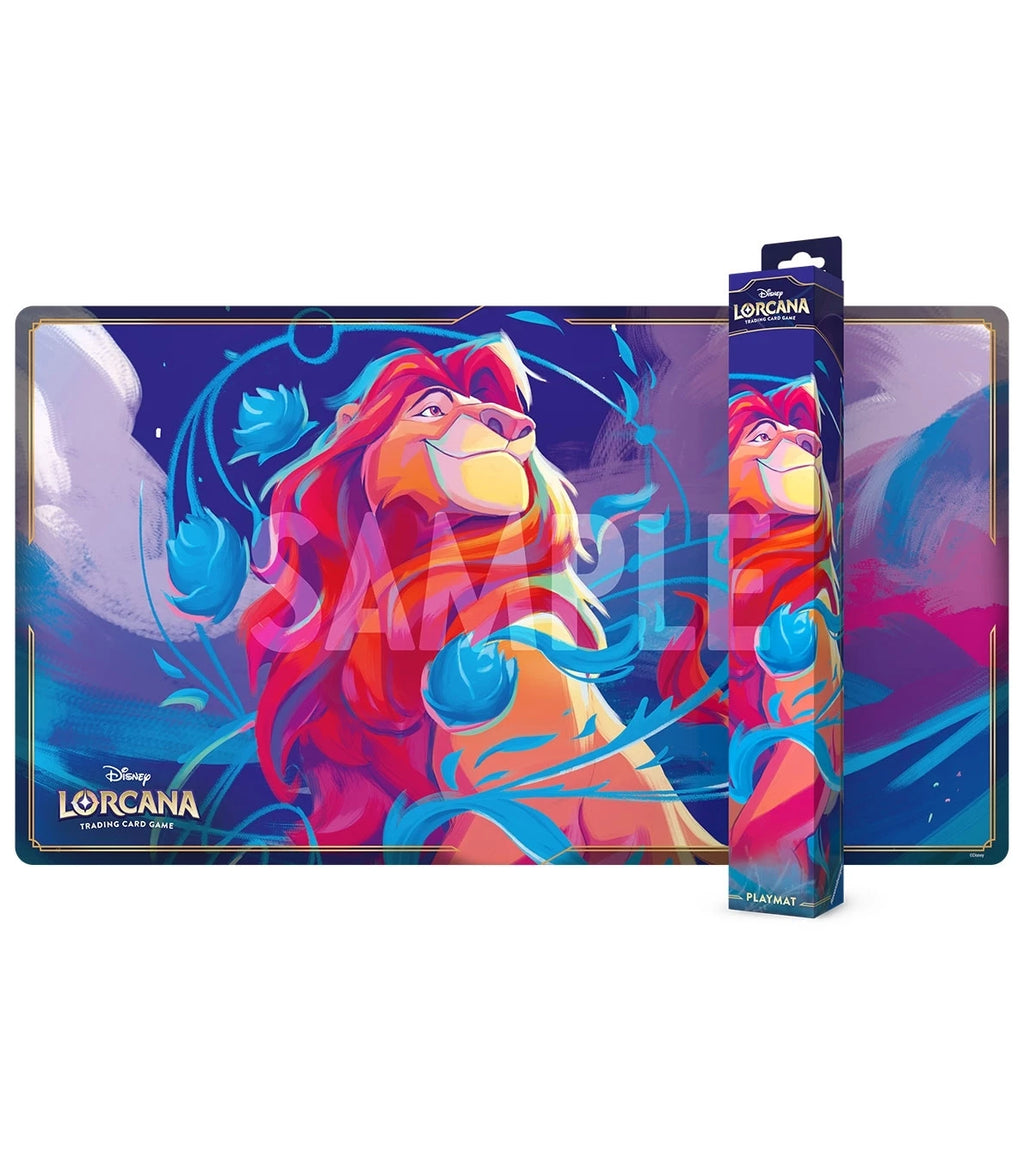 Tapete Playmat B - Mufasa - Ruler of Pride Rock Fabled - Disney Lorcana TCG   Disney