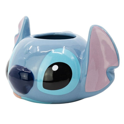 Taza 3D en caja regalo Cabeza Stitch 375 ml  
