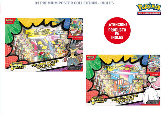 TCG Pokemon Q1 Premium Poster Collection INGLES   Pokémon TCG